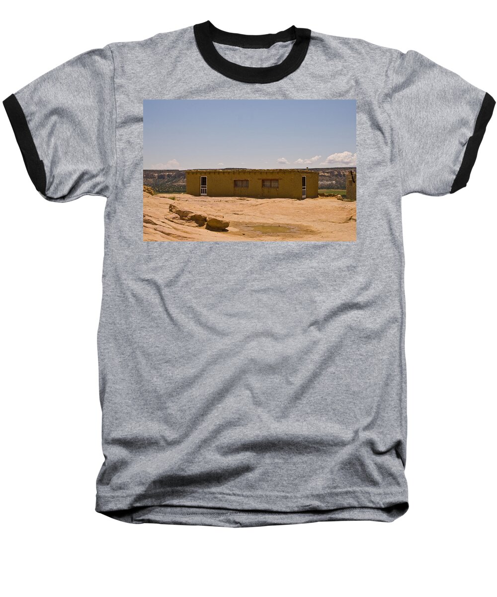 Baseball T-Shirt featuring the photograph Pueblo Home by James Gay