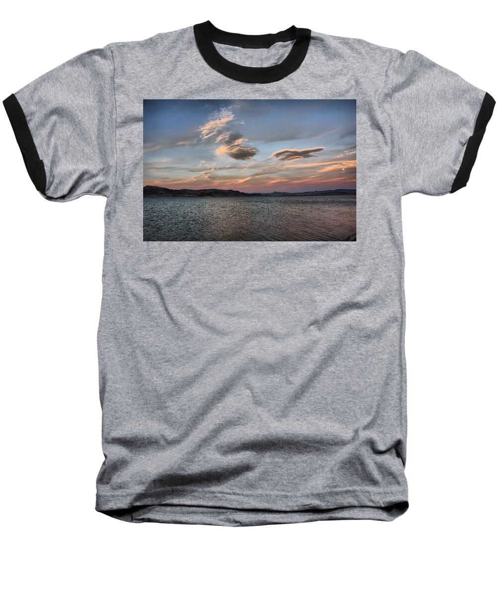 Pyramid Lake Baseball T-Shirt featuring the photograph Pyramid Lake by Spencer Hughes