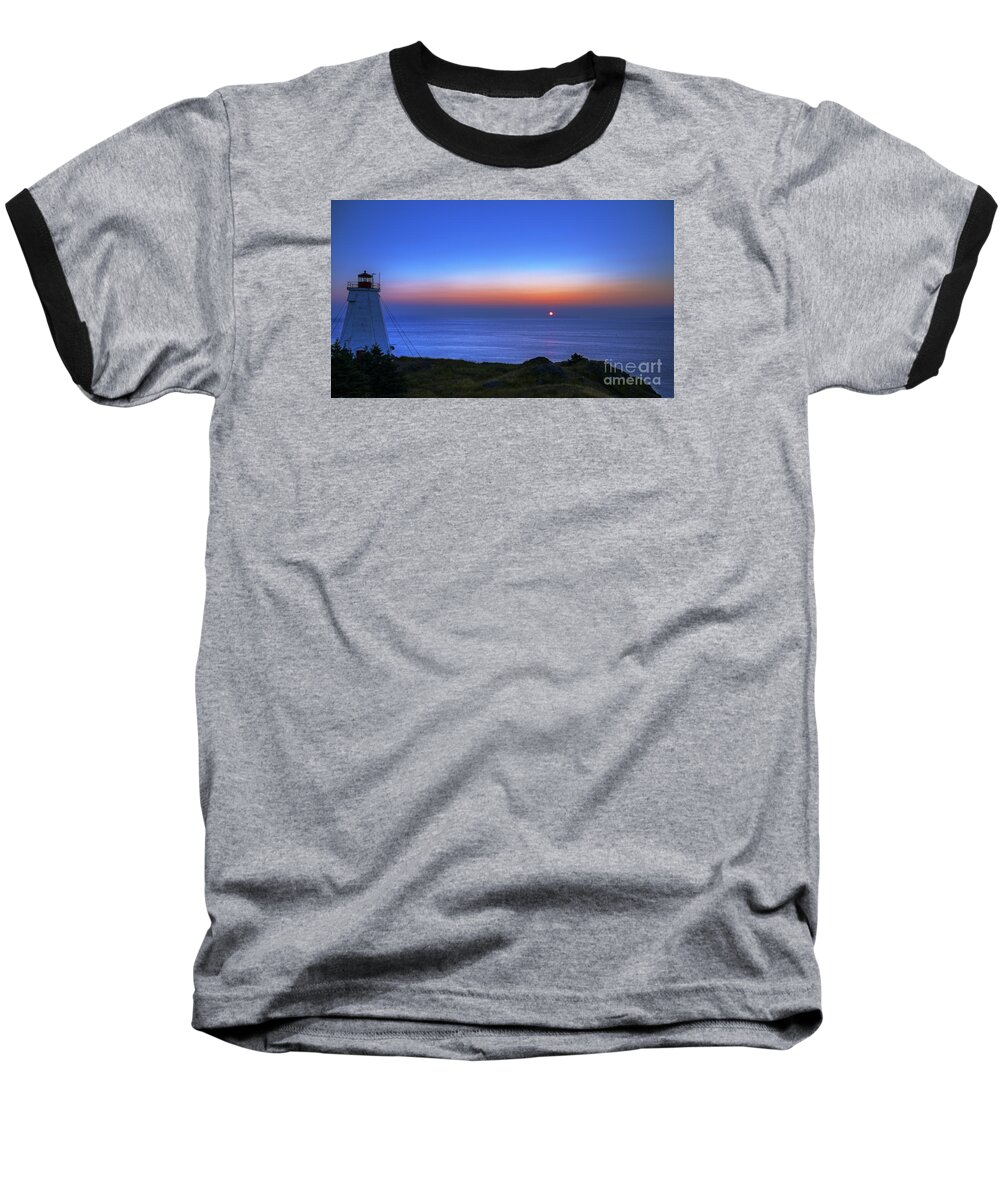 Sunrise Baseball T-Shirt featuring the photograph Quiet Morning.. by Nina Stavlund