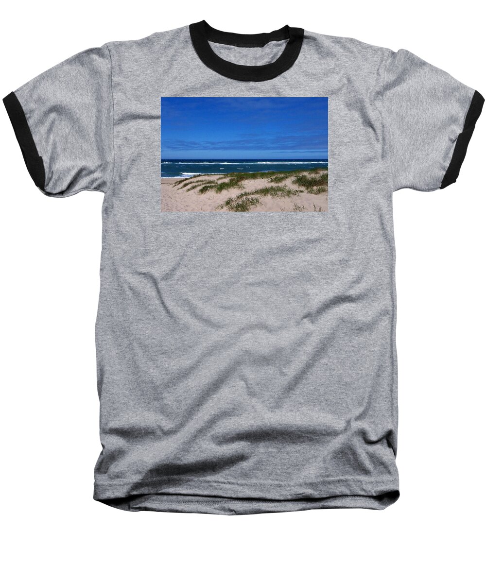 Provincetown Baseball T-Shirt featuring the photograph Race Point Beach by Catherine Gagne