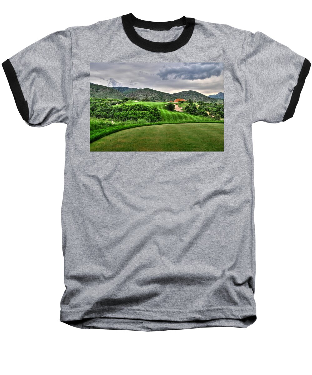 Ravenna Golf Course Baseball T-Shirt featuring the photograph Ravenna II by Ron White