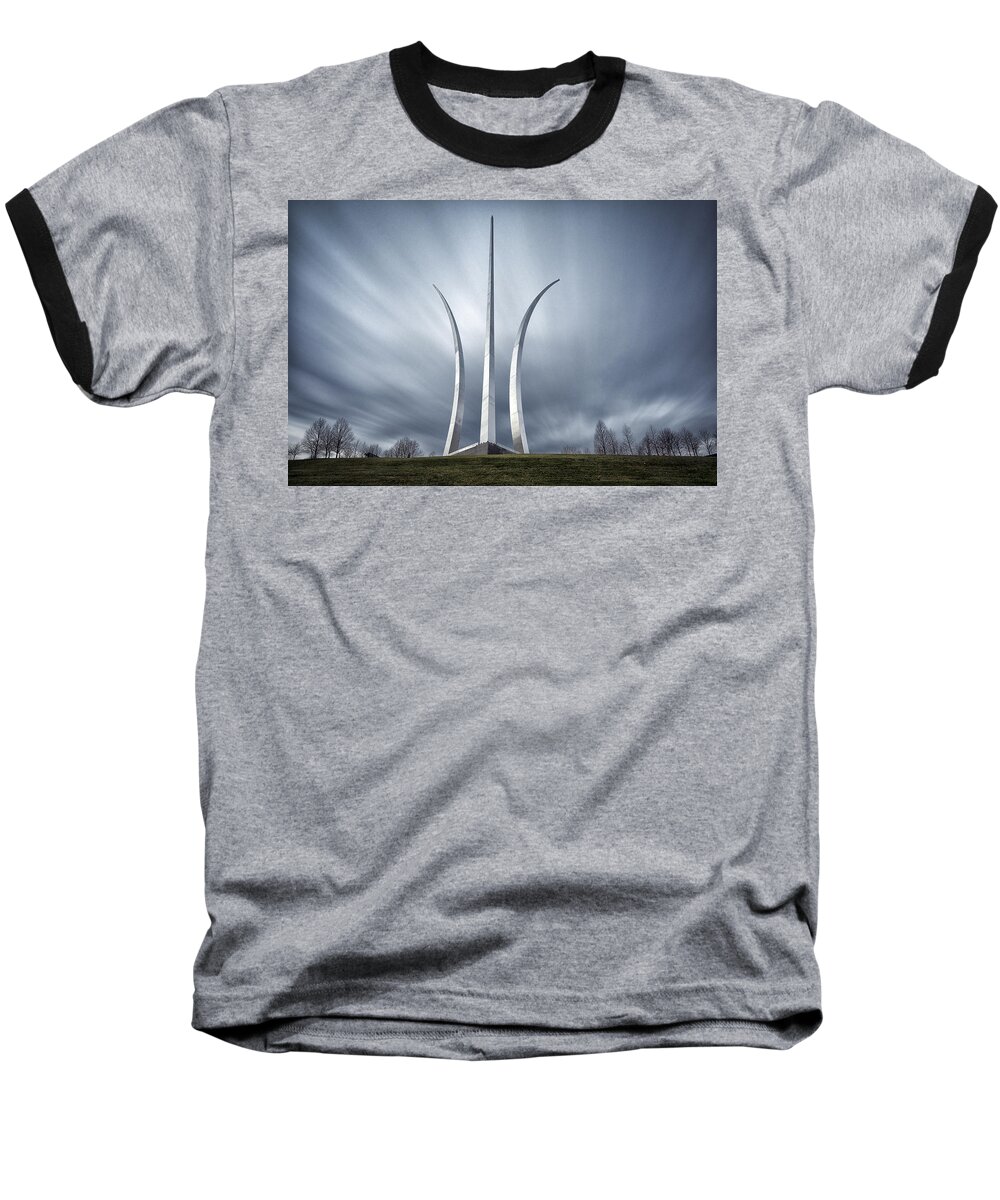 Virginia Baseball T-Shirt featuring the photograph Reach For The Sky by Robert Fawcett