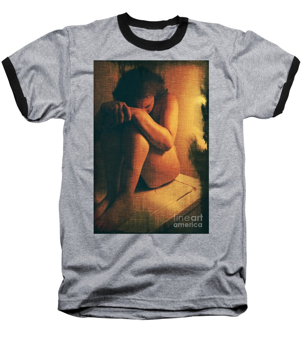  Baseball T-Shirt featuring the photograph Redemption by Jessica S