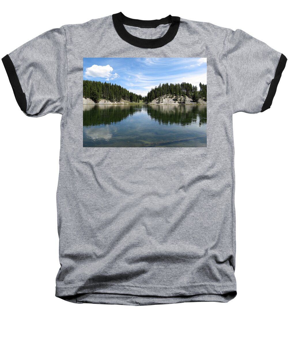 Reflections Baseball T-Shirt featuring the photograph Reflections by Laurel Powell