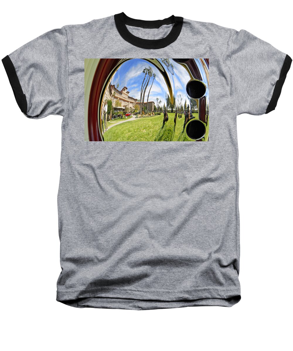 1937 Cord Baseball T-Shirt featuring the photograph Reflections Of A 1937 Cord by Shoal Hollingsworth
