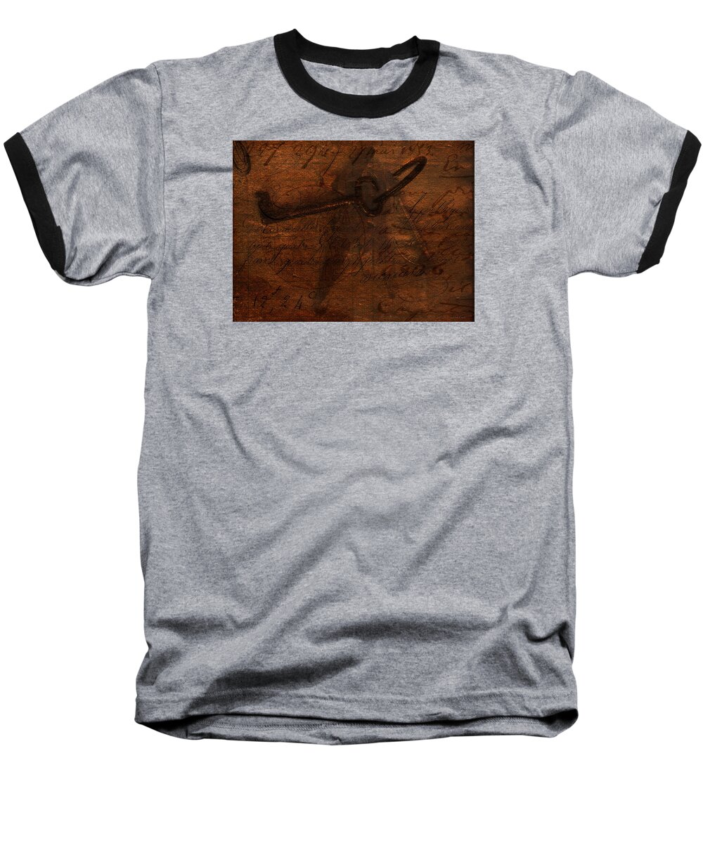 Keys Baseball T-Shirt featuring the photograph Revealing the Secret by Lesa Fine