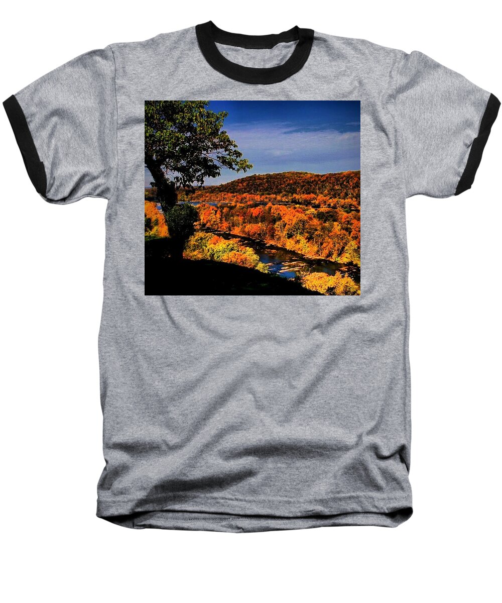 Fall Baseball T-Shirt featuring the photograph Rise And Look Around You by Robert McCubbin