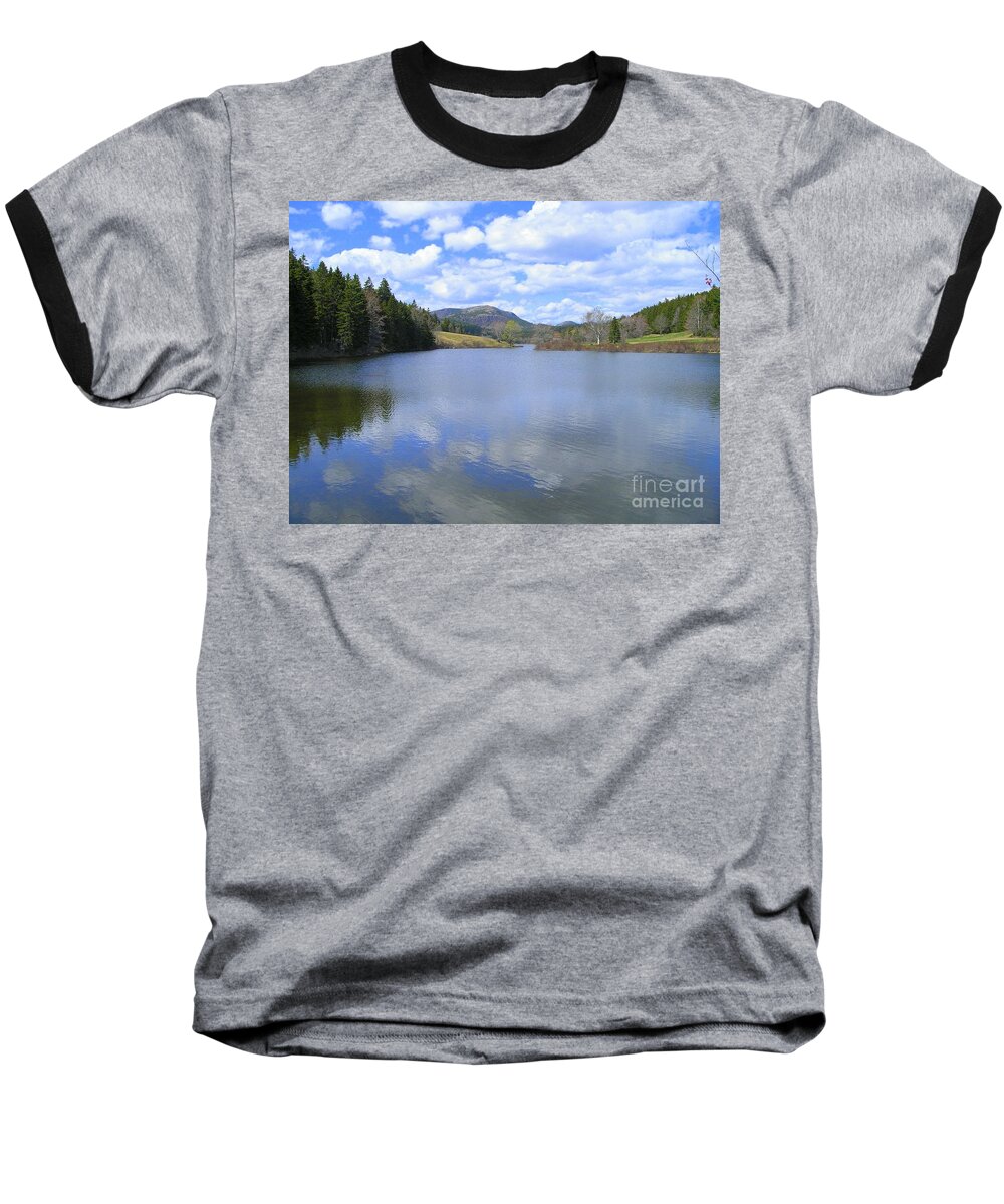 Long Pond Baseball T-Shirt featuring the photograph Rockefeller's Retreat by Elizabeth Dow