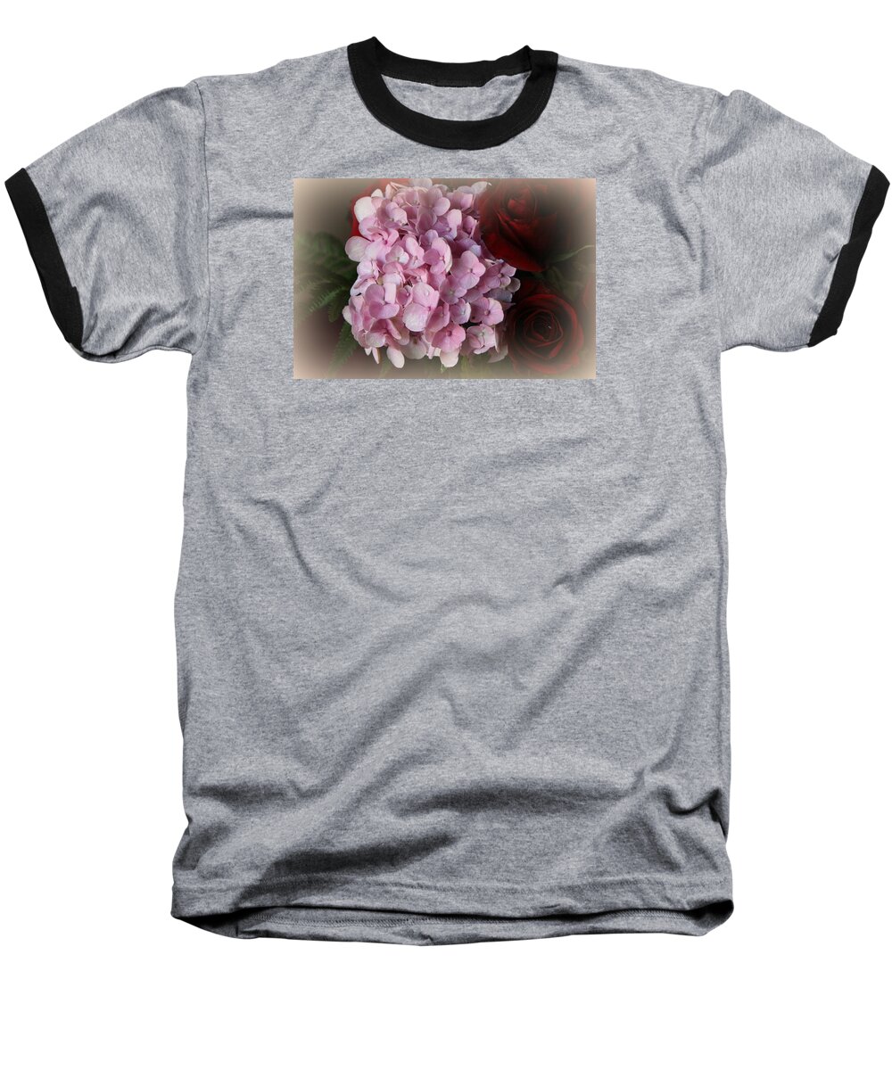 Beautiful Baseball T-Shirt featuring the photograph Romantic Floral Fantasy Bouquet by Kay Novy