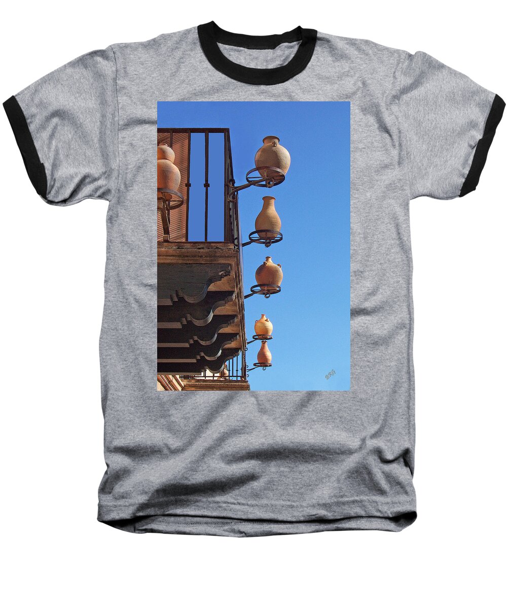 Pottery Baseball T-Shirt featuring the photograph Sedona Jugs by Ben and Raisa Gertsberg