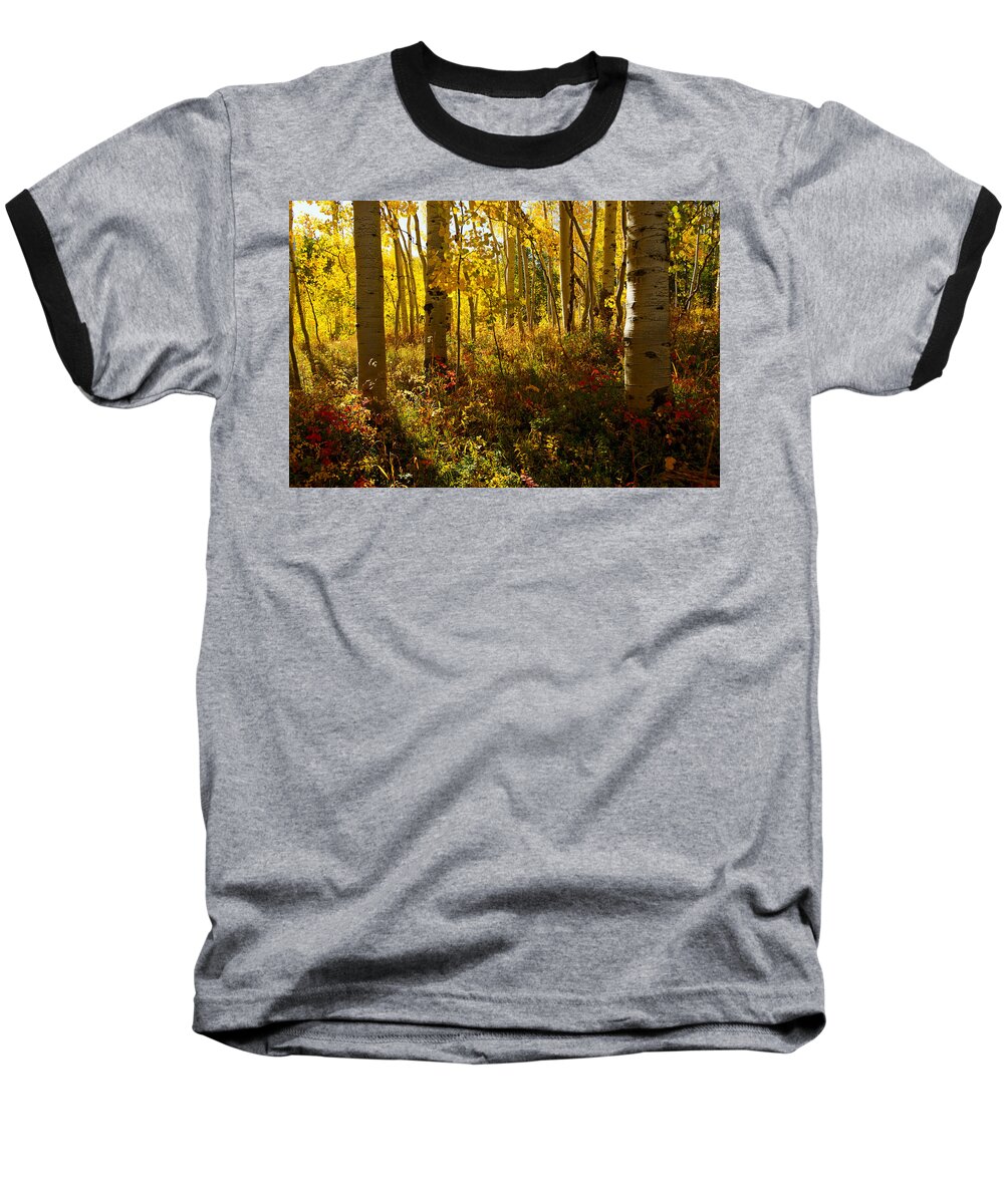 Colorado Baseball T-Shirt featuring the photograph September Scene by Jeremy Rhoades