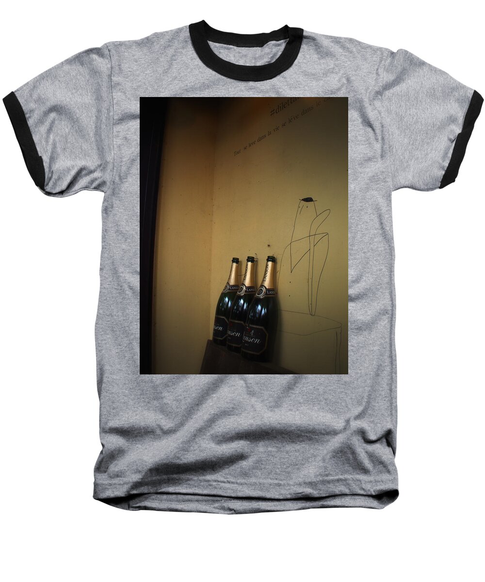 Wine Baseball T-Shirt featuring the photograph Shadows by Yuka Kato
