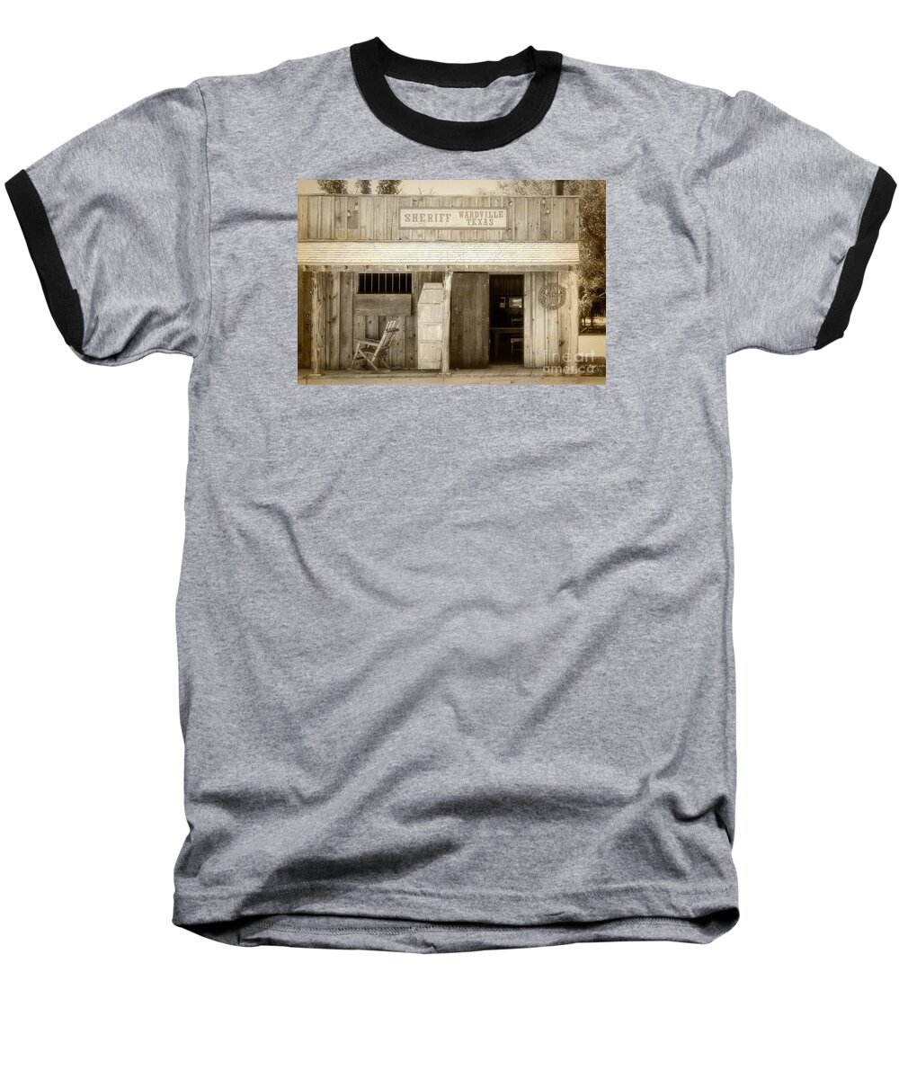 Sheriff Office Baseball T-Shirt featuring the photograph Sheriff Office by Imagery by Charly