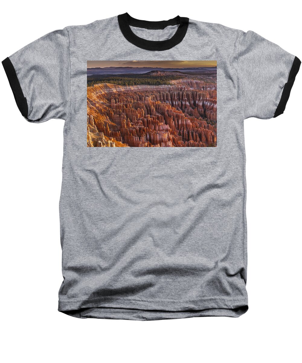 Bryce Baseball T-Shirt featuring the photograph Silent City - Bryce Canyon by Eduard Moldoveanu