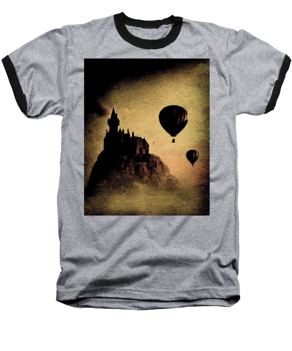 Castle Baseball T-Shirt featuring the photograph Silent Journey by Bob Orsillo