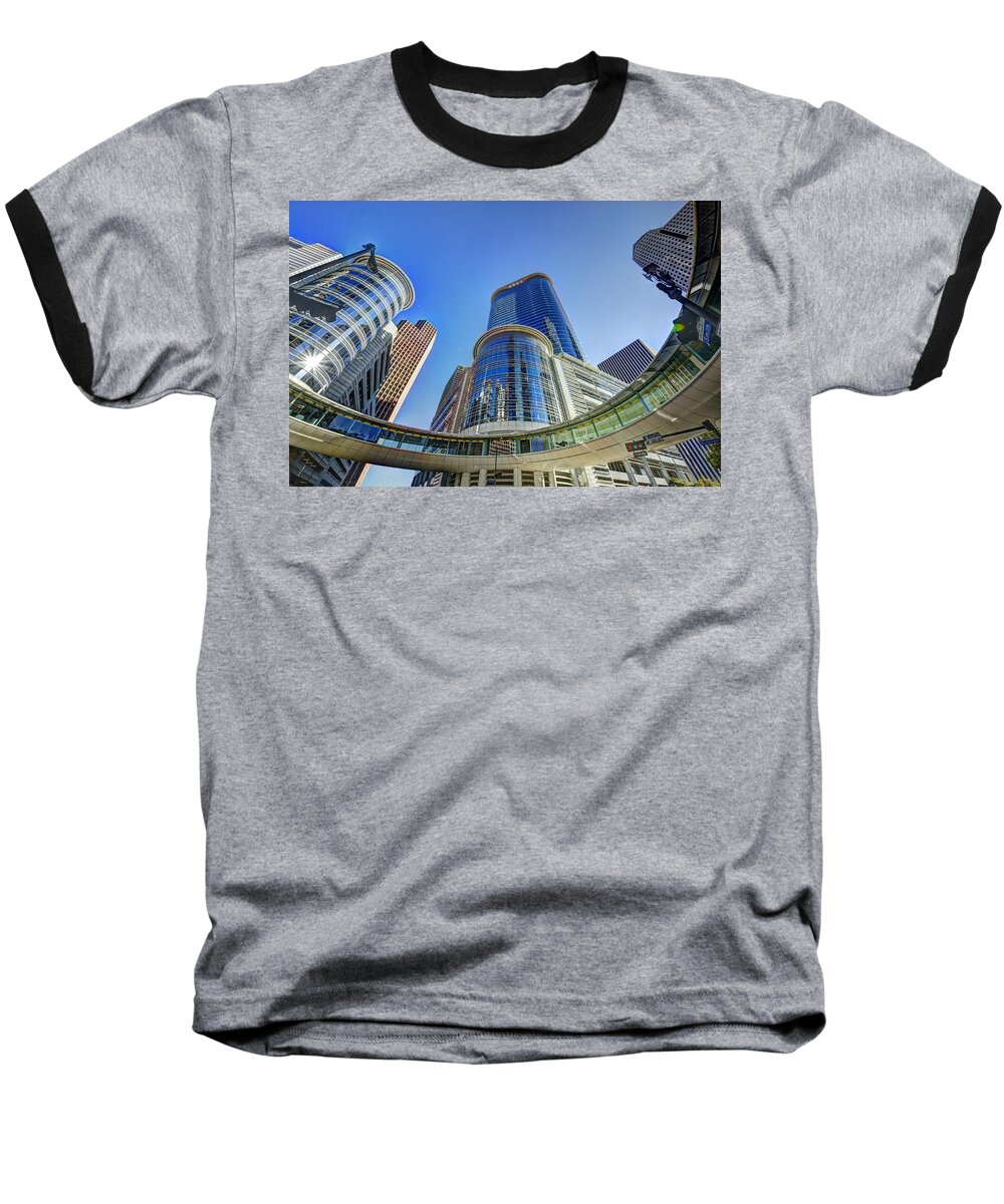 Smith Street Baseball T-Shirt featuring the photograph Smith Street Circle by David Morefield