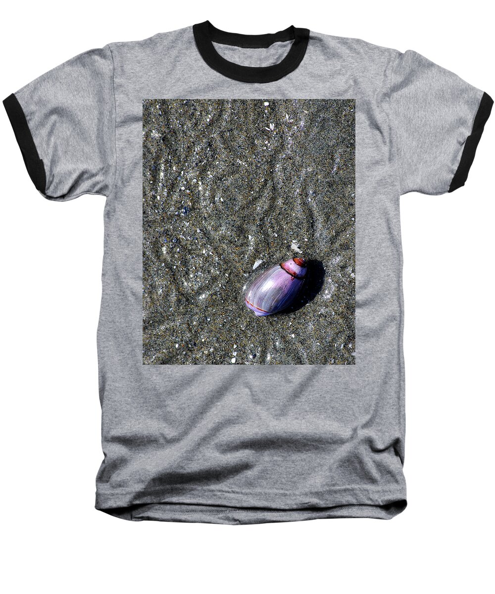 Snail Baseball T-Shirt featuring the photograph Snail's Pace by Lisa Phillips