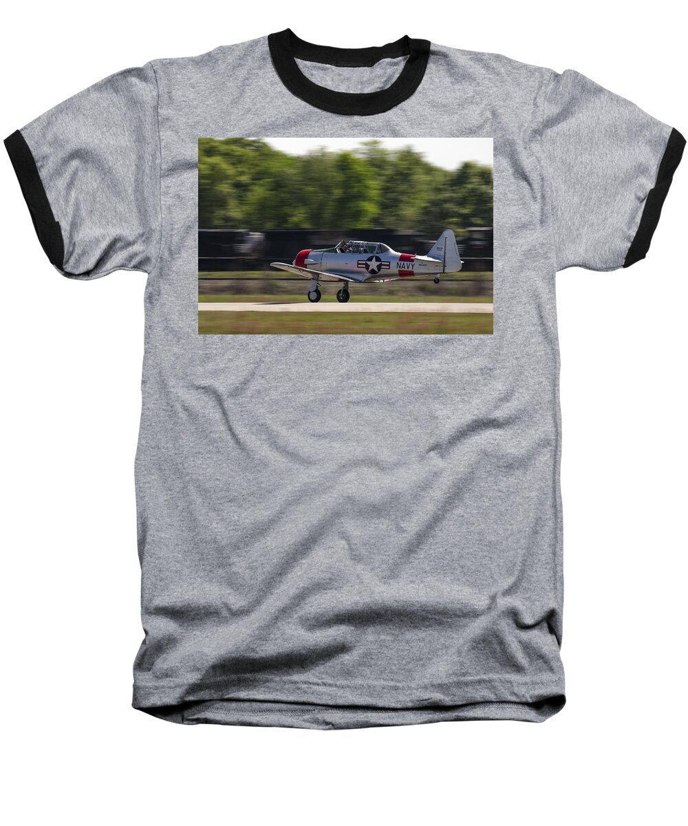 At6 Baseball T-Shirt featuring the photograph SNJ by Steven Richardson