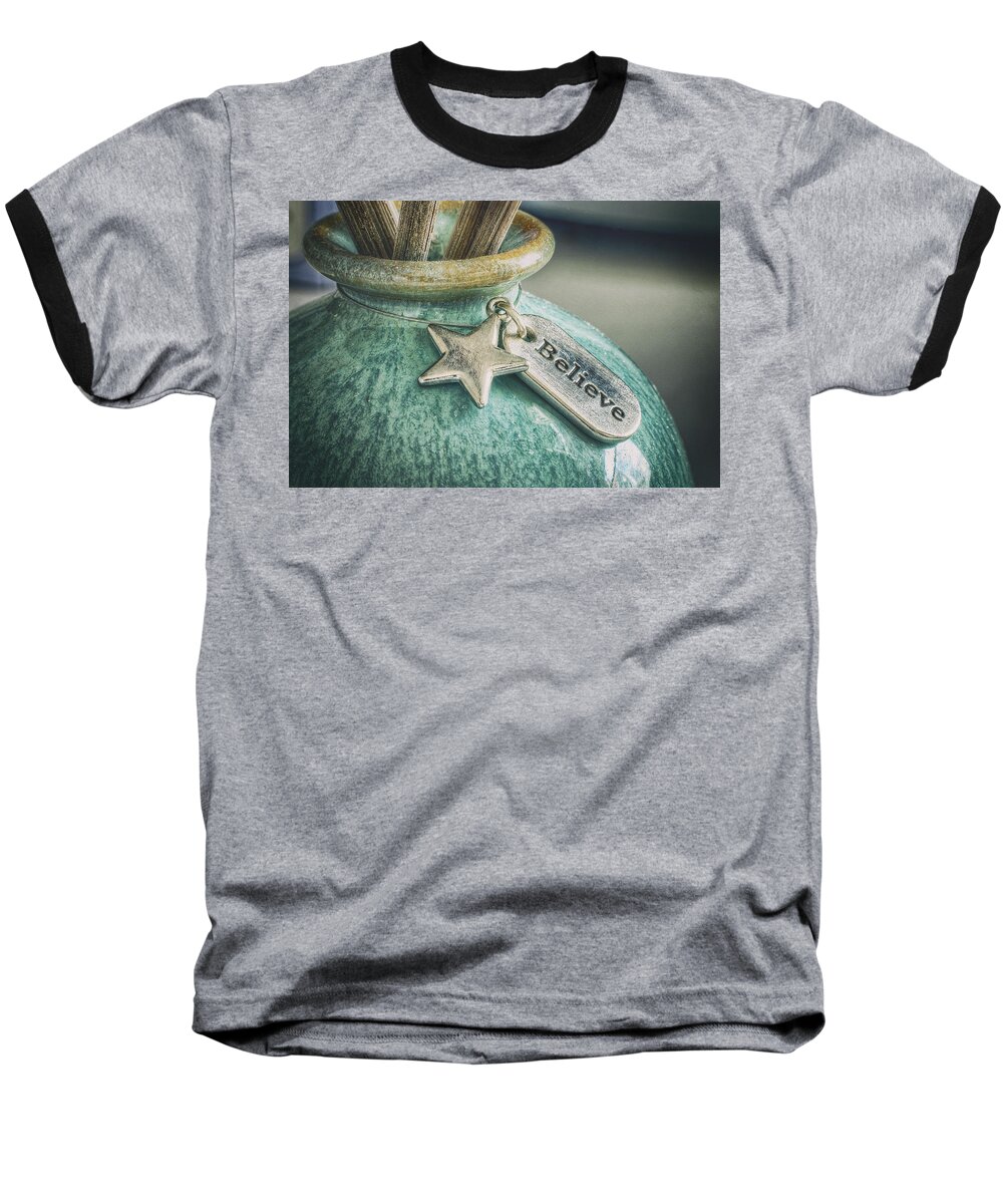 Believe Baseball T-Shirt featuring the photograph Something to Believe In by Scott Norris