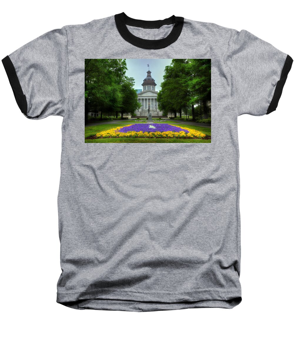 South Carolina Baseball T-Shirt featuring the photograph South Carolina State House by Michael Eingle