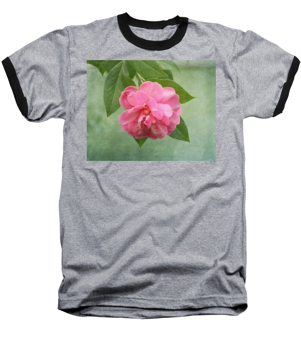 Flower Baseball T-Shirt featuring the photograph Southern Camellia Flower by Kim Hojnacki