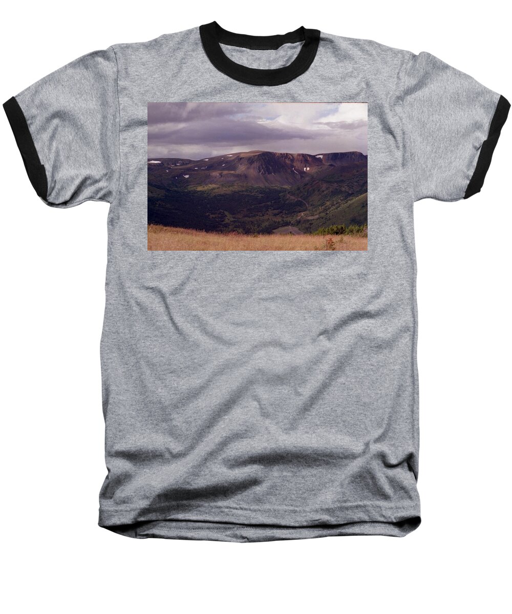 Plateau Baseball T-Shirt featuring the photograph Spatzizzi Plateau by Vivian Martin