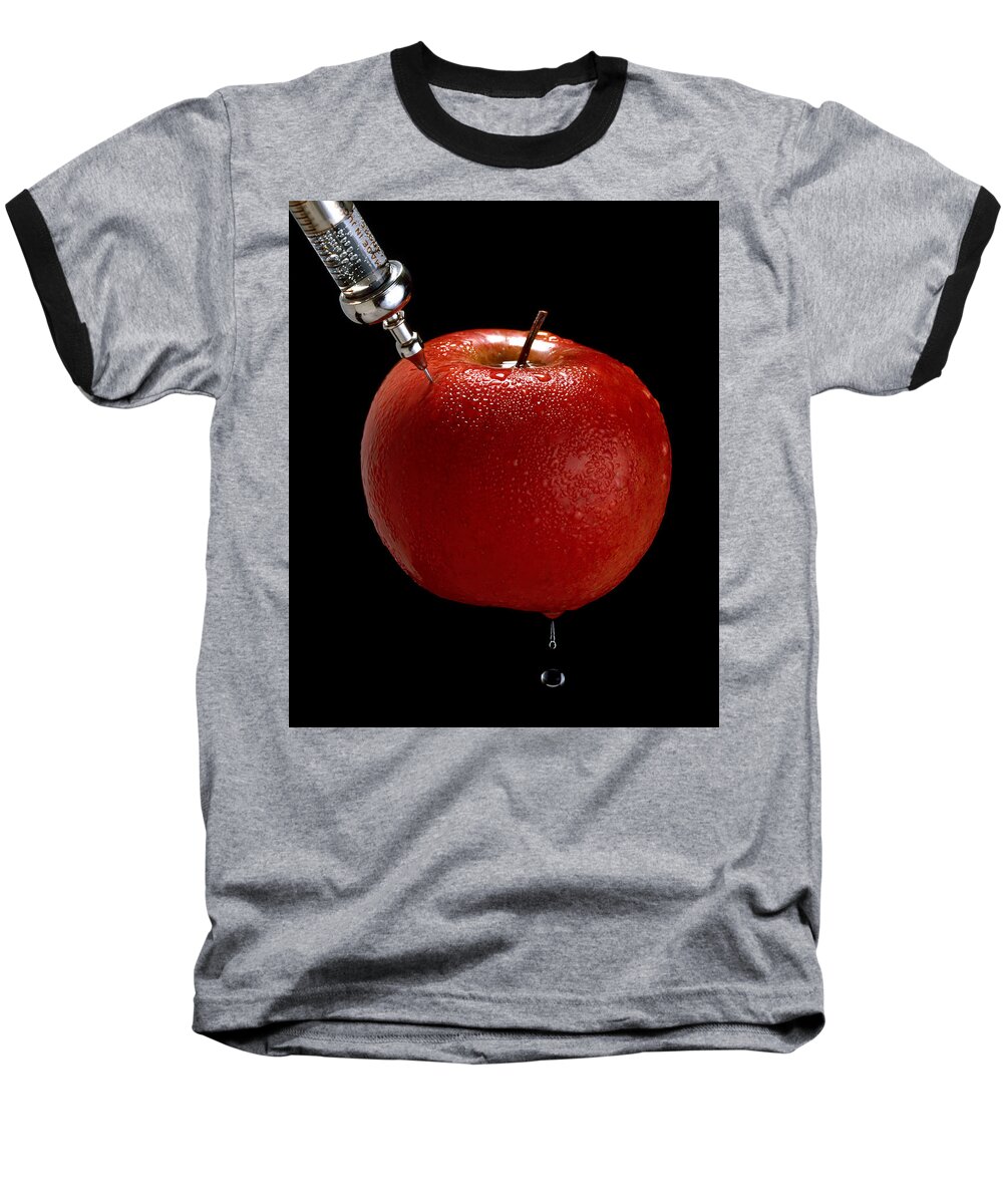 Red Apple Syringe And Drop Baseball T-Shirt featuring the photograph Special treatment. Serbia by Juan Carlos Ferro Duque