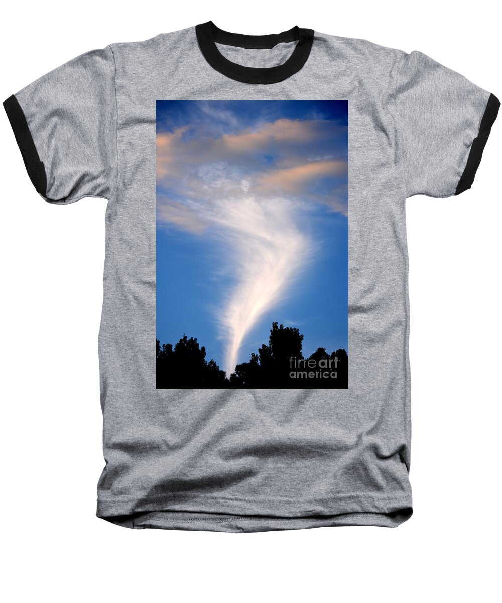 Sunset Baseball T-Shirt featuring the photograph Spectacular Show 2 by Tamara Michael