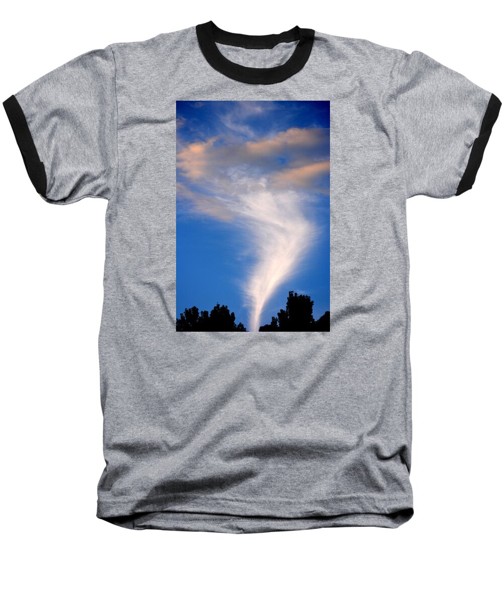 Sky Baseball T-Shirt featuring the photograph Spectacular Show by Tamara Michael