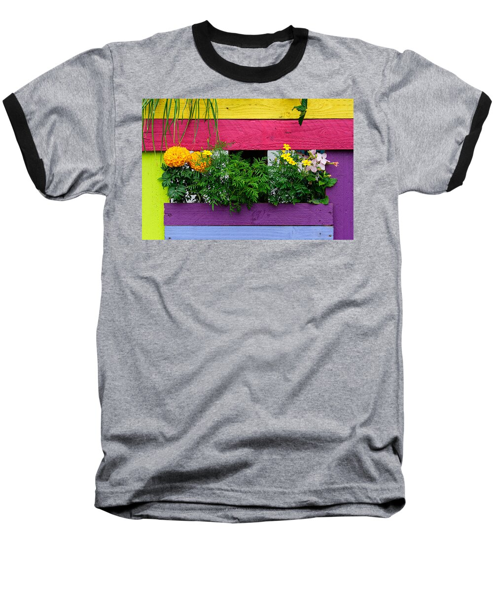 Orange Baseball T-Shirt featuring the photograph Spring flowers by Dutourdumonde Photography