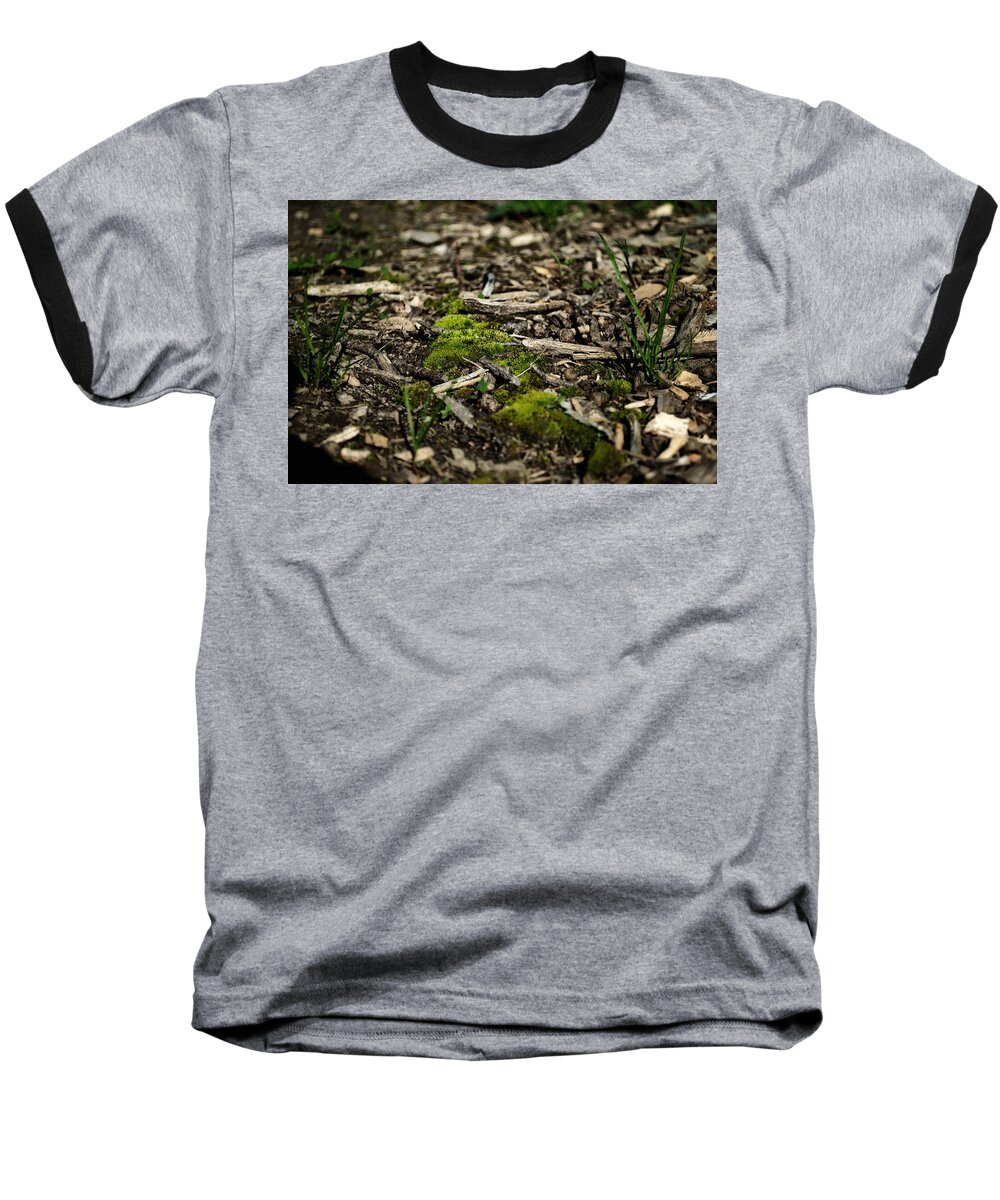 Grass Baseball T-Shirt featuring the photograph Spring Moss by Jim Shackett