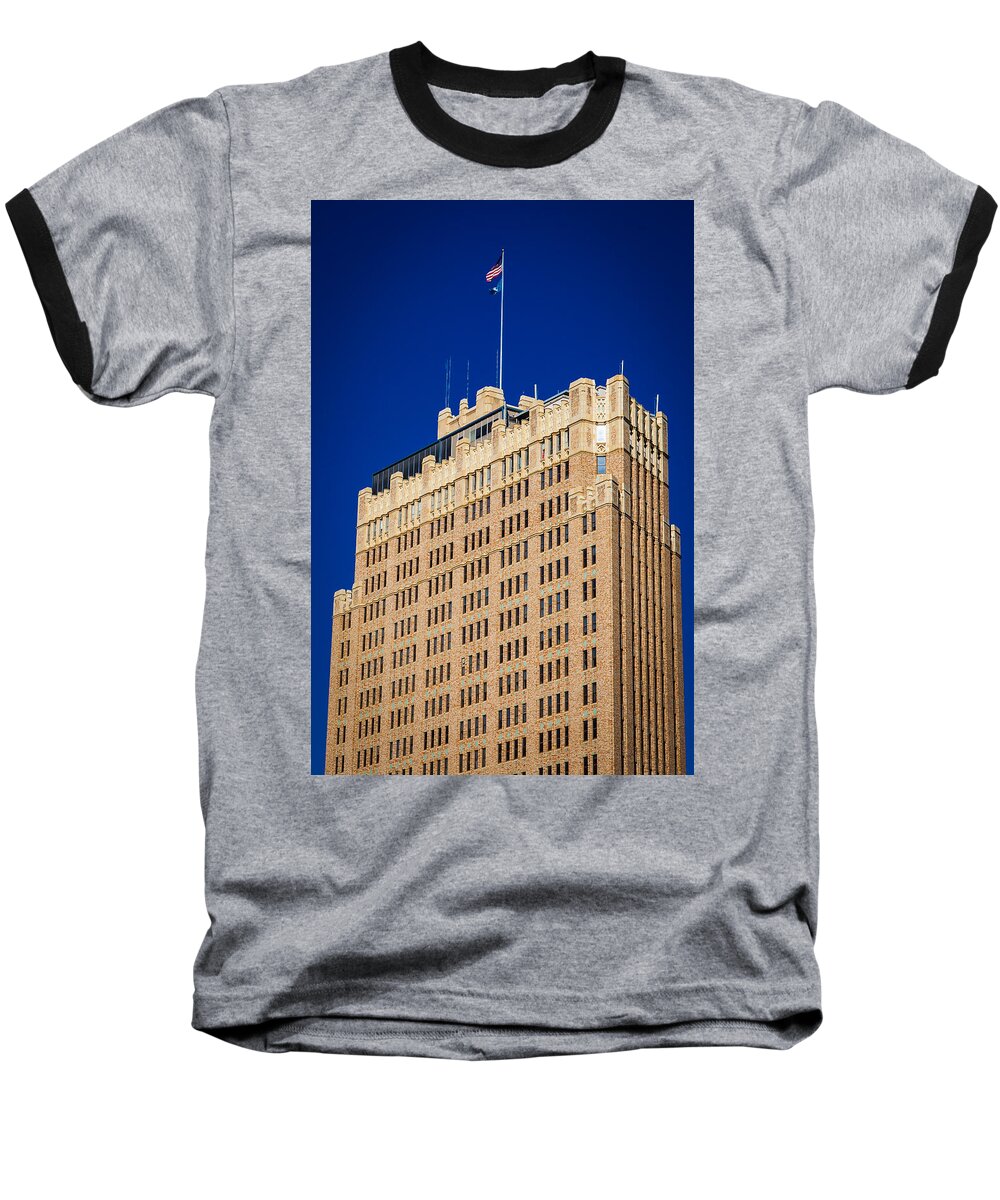 Downtown Baseball T-Shirt featuring the photograph Standing Tall in San Antonio by Melinda Ledsome