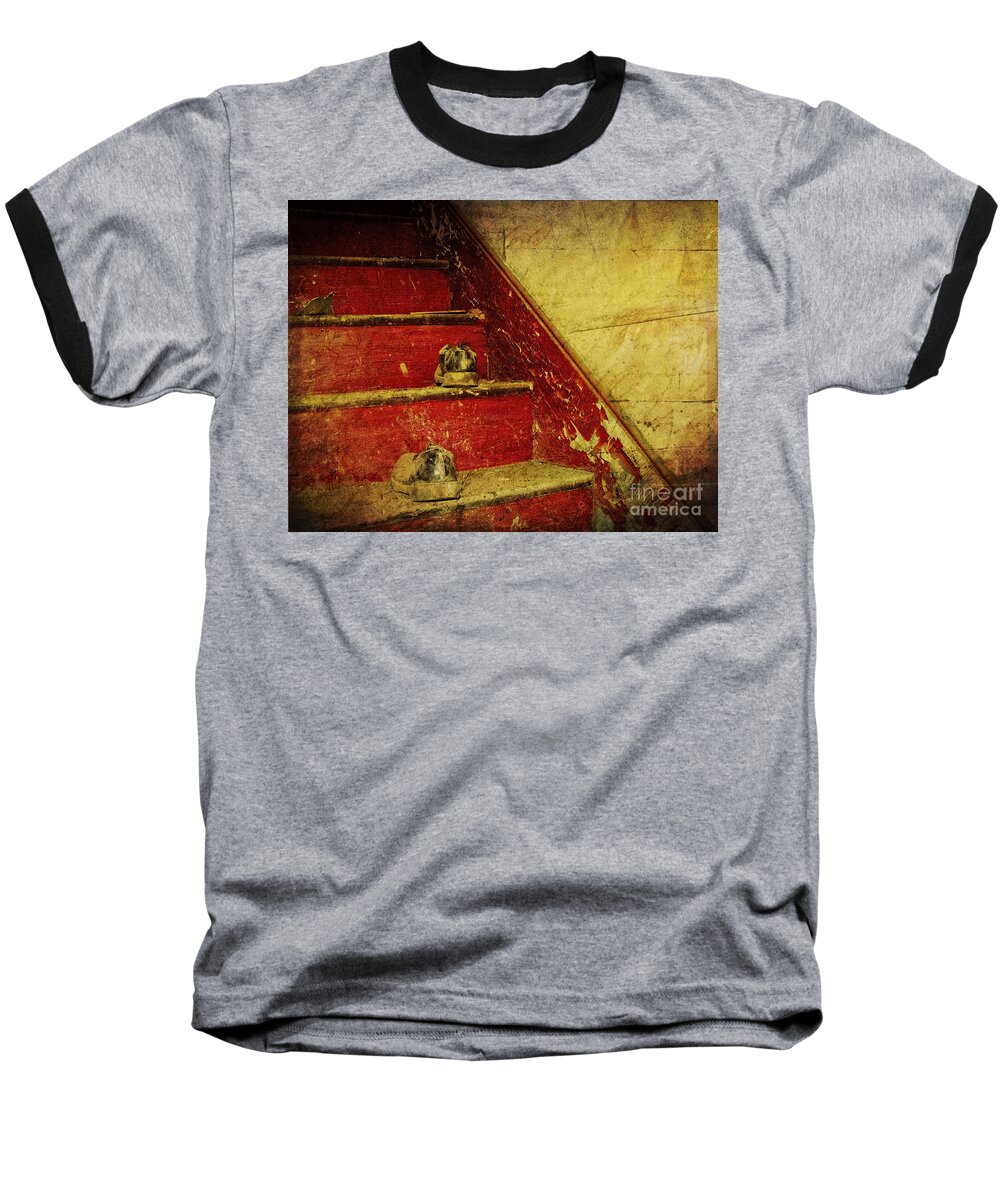 Shoes Baseball T-Shirt featuring the photograph Step Back in Time by Debra Fedchin