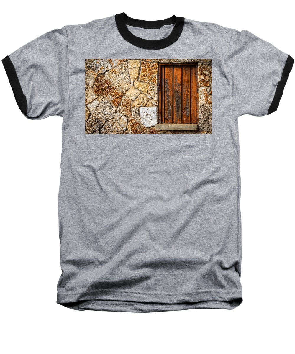 Boerne Baseball T-Shirt featuring the photograph Sticks and Stone by Melinda Ledsome