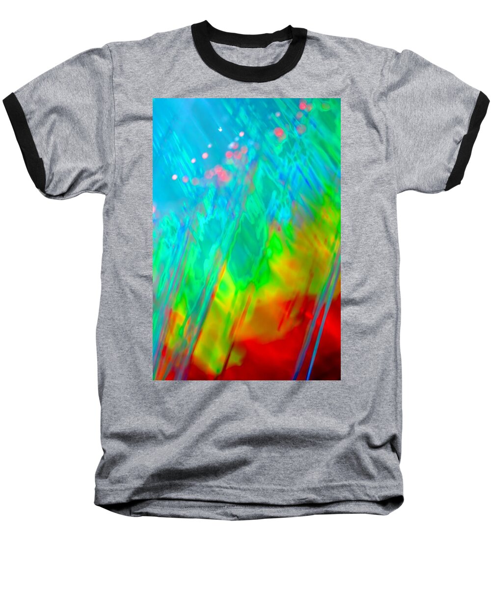 Abstract Baseball T-Shirt featuring the photograph Stir It Up by Dazzle Zazz