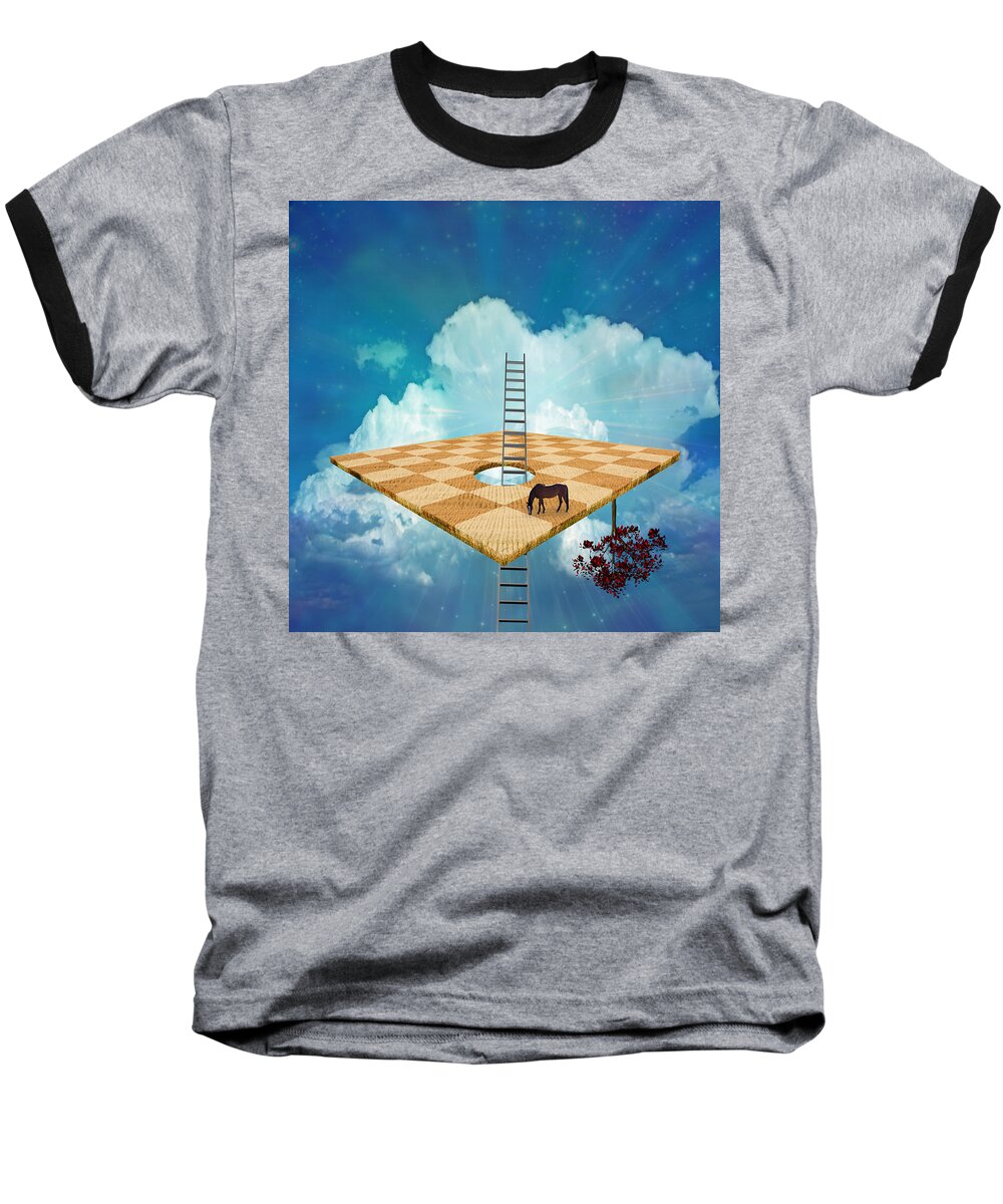 Art Baseball T-Shirt featuring the digital art Success by Bruce Rolff