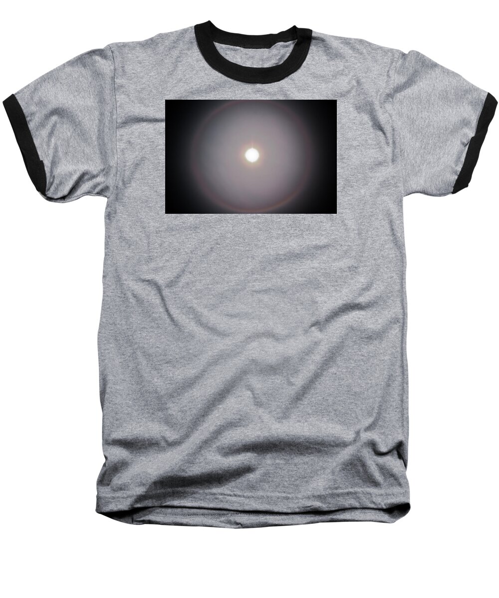 Sun Baseball T-Shirt featuring the photograph Sun Dog by Joel Loftus