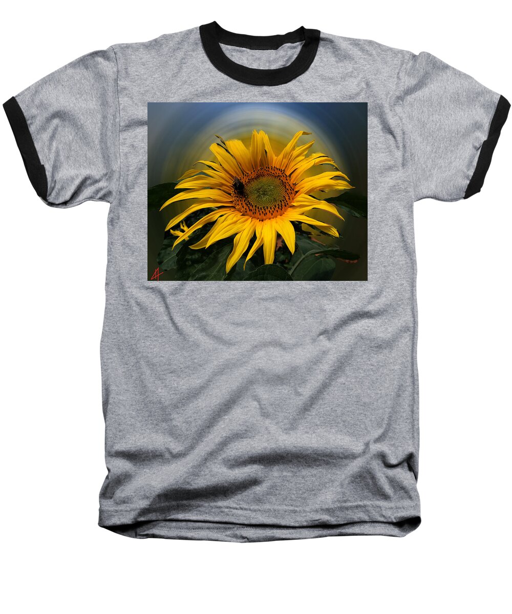 Colette Baseball T-Shirt featuring the photograph Sun Flower Summer 2014 by Colette V Hera Guggenheim