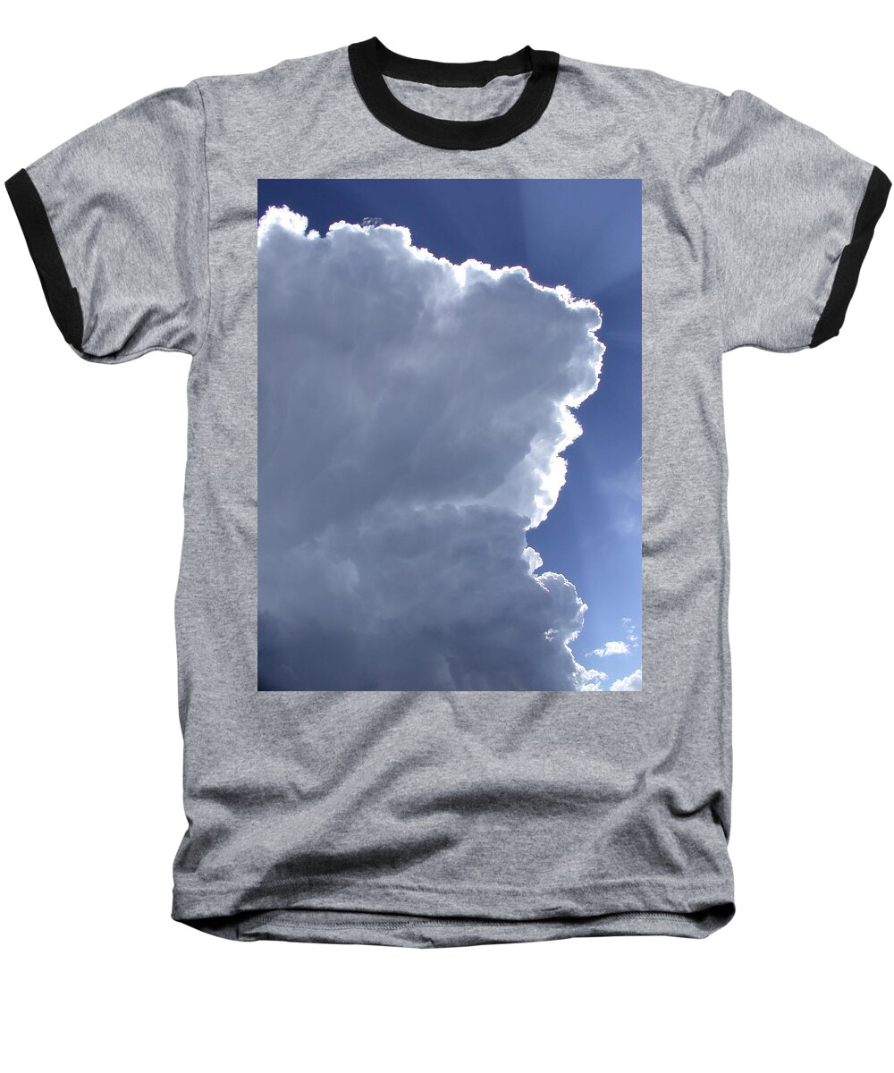 Sunrays Baseball T-Shirt featuring the photograph Sunrays Above by Shane Bechler