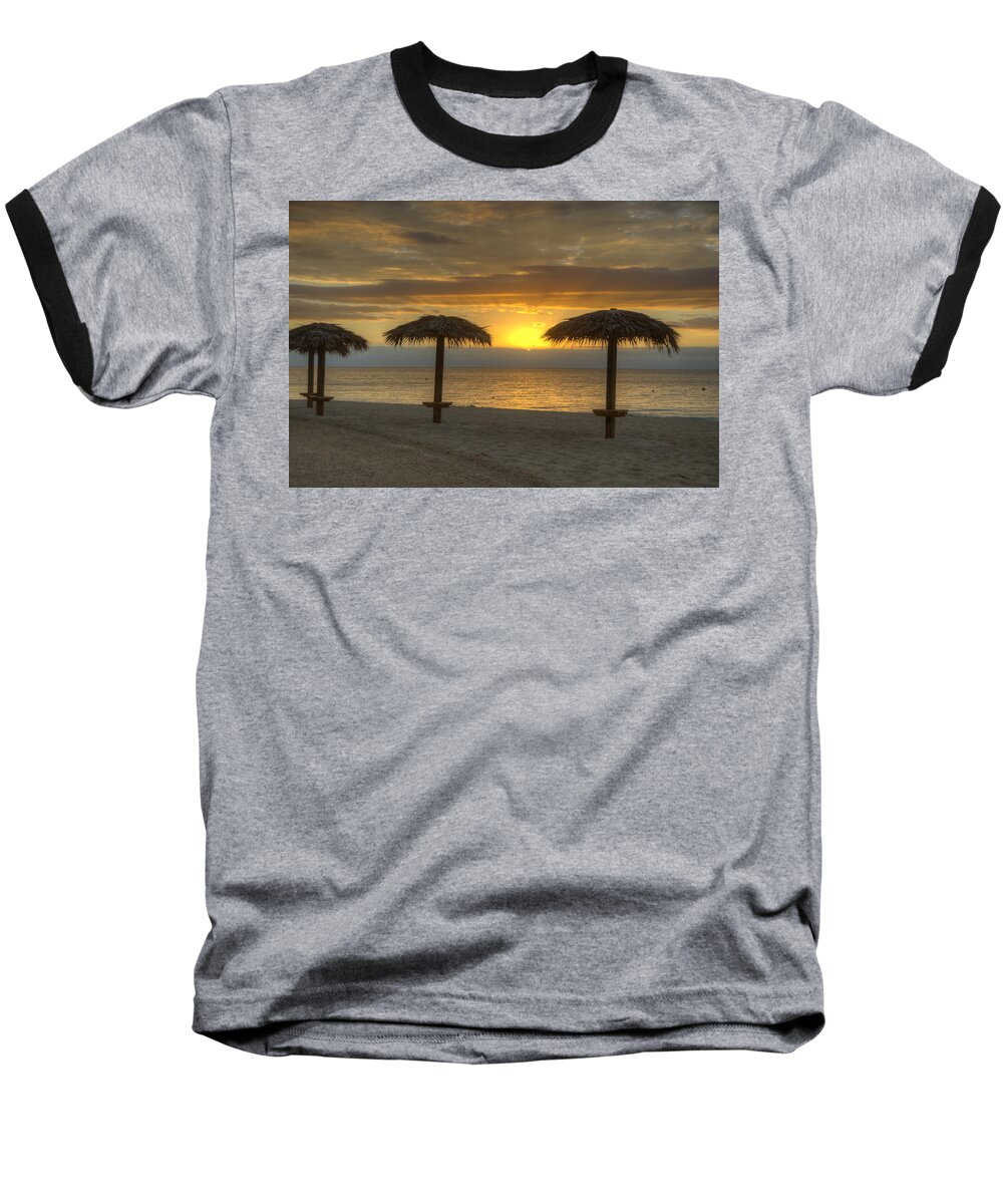 Sunrise Baseball T-Shirt featuring the photograph Sunrise Glory by Donna Doherty