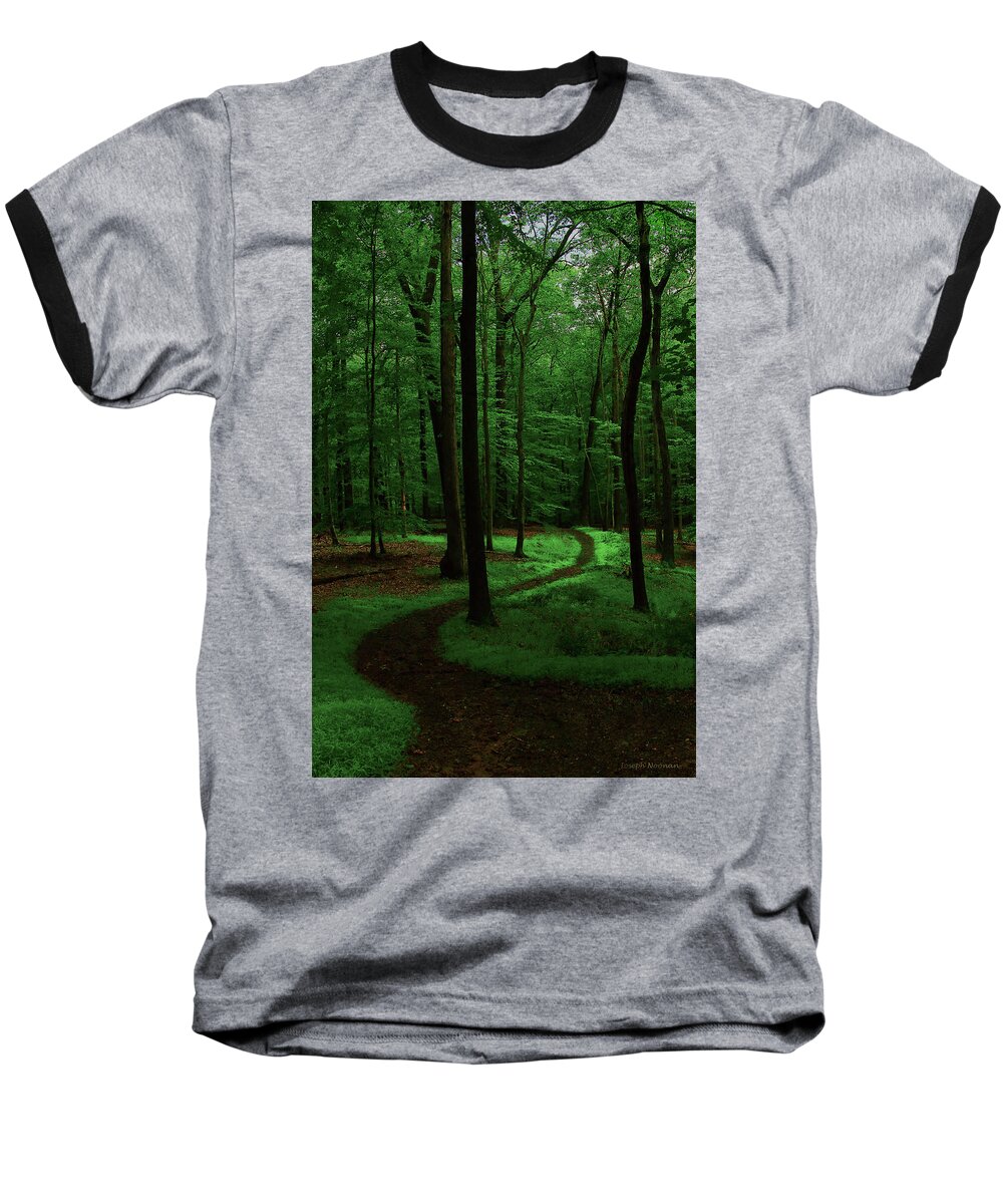 Forest Baseball T-Shirt featuring the photograph Take A Hike by Joseph Noonan