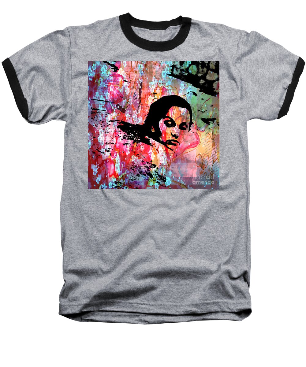 Girl Baseball T-Shirt featuring the photograph Tangled in Textures by Randi Grace Nilsberg