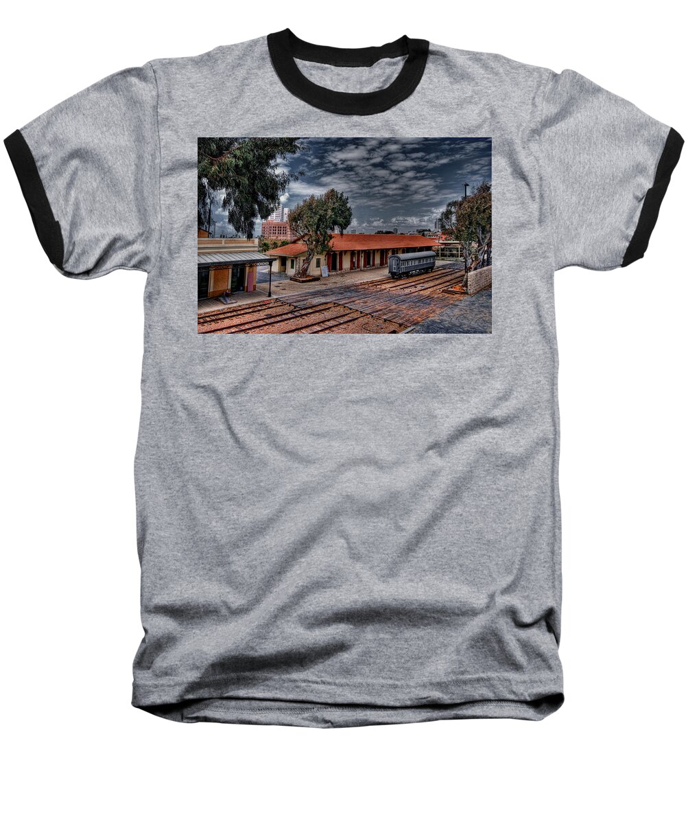 Israel Baseball T-Shirt featuring the photograph Tel Aviv to Jerusalem by Ron Shoshani