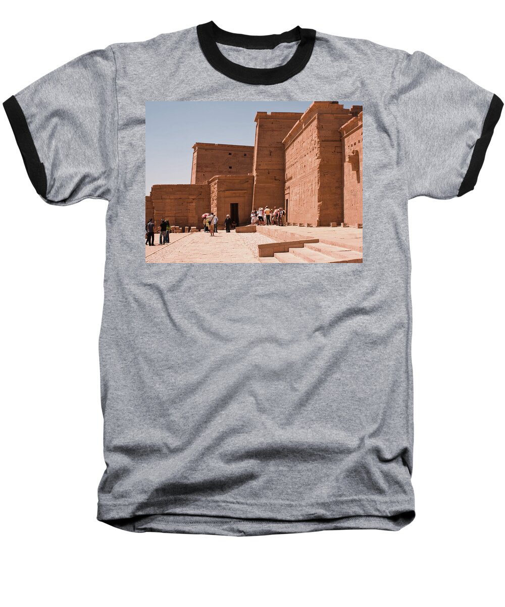  Baseball T-Shirt featuring the photograph Temple Building by James Gay