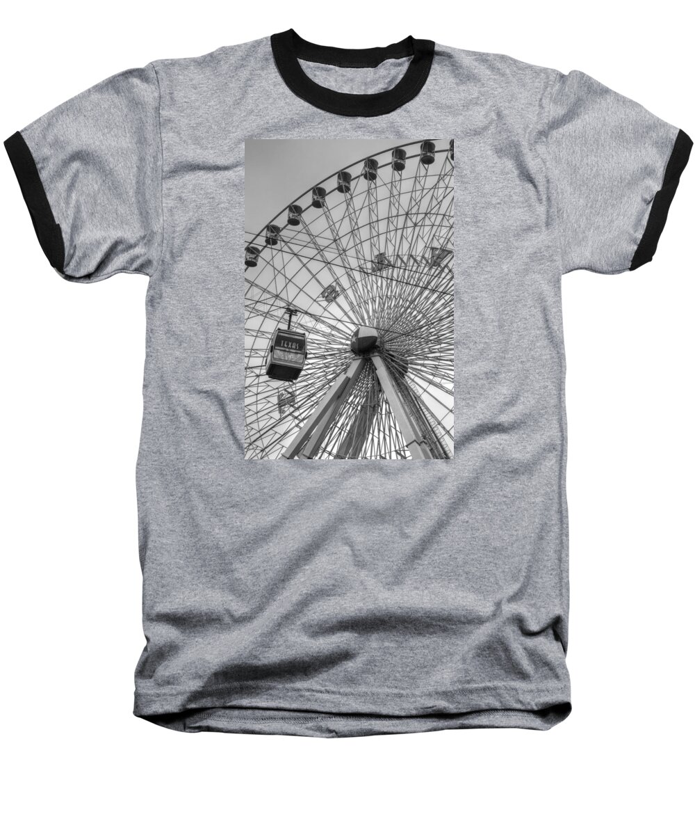 Texas Baseball T-Shirt featuring the photograph Texas Star Ferris Wheel by Bill Hamilton