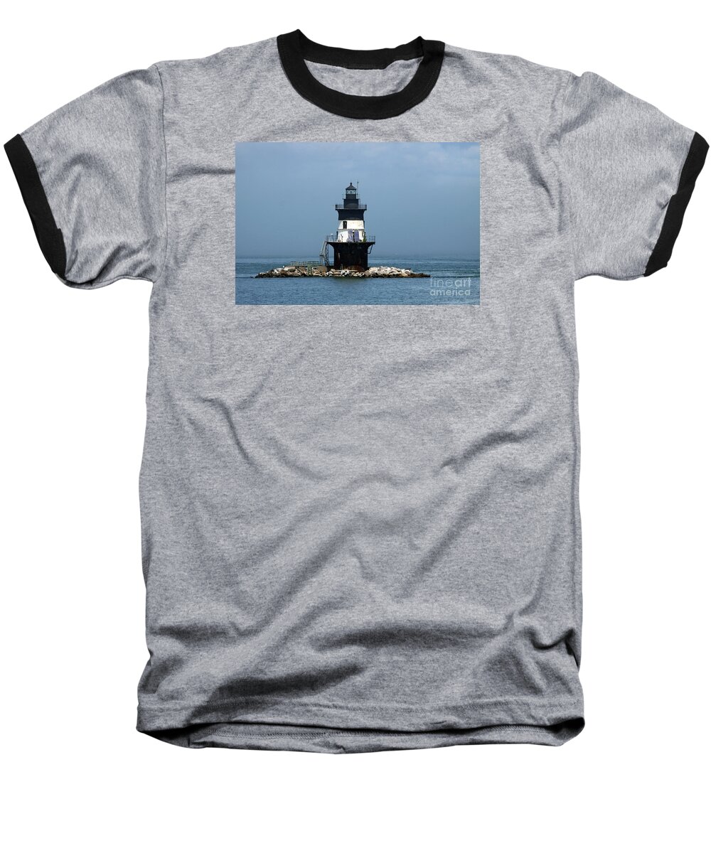 Lighthouse Baseball T-Shirt featuring the photograph The Coffee Pot Lighthouse by Christiane Schulze Art And Photography
