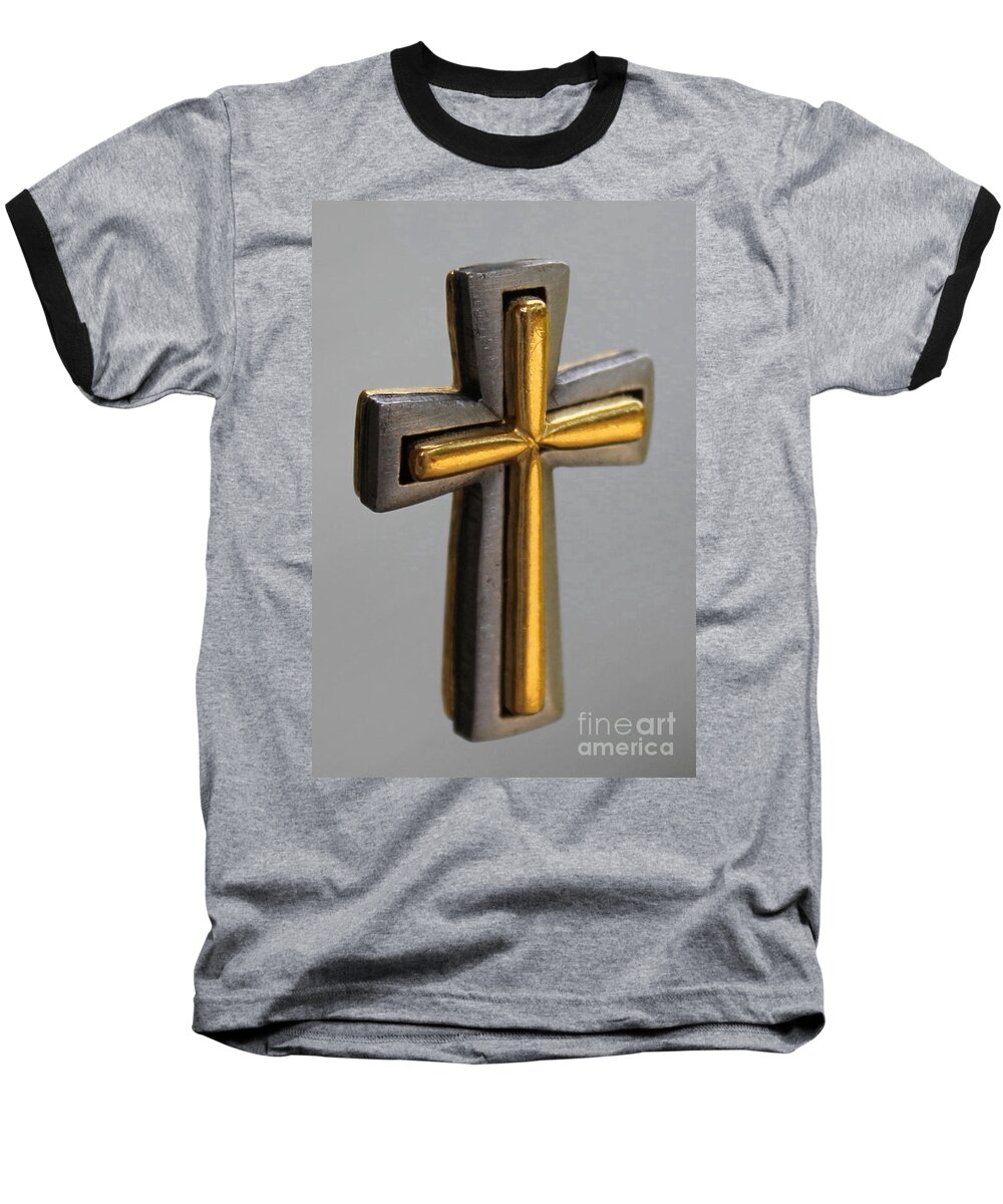 Best Cross Baseball T-Shirt featuring the photograph The Cross 3 by Reid Callaway