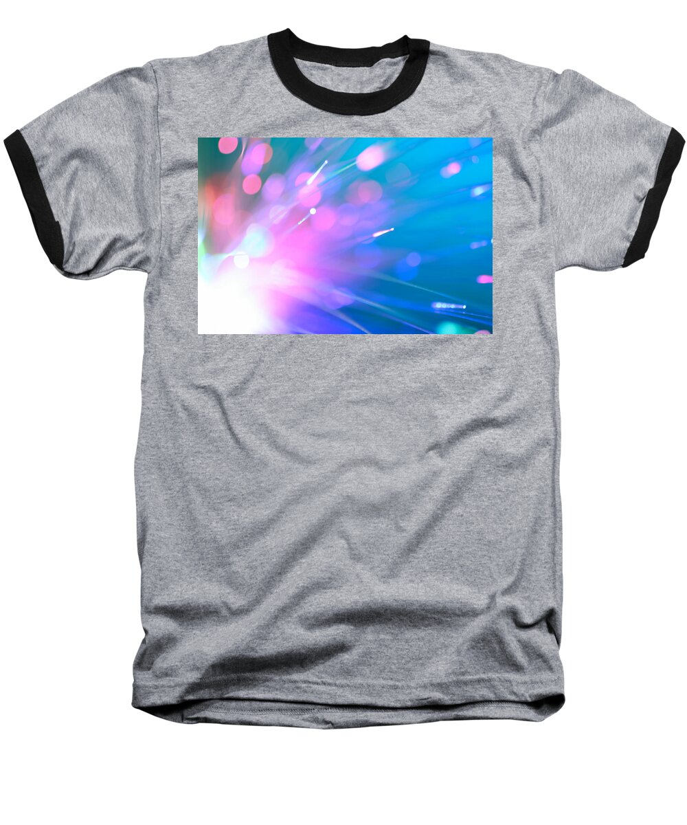 Abstract Baseball T-Shirt featuring the photograph The Inner Light by Dazzle Zazz
