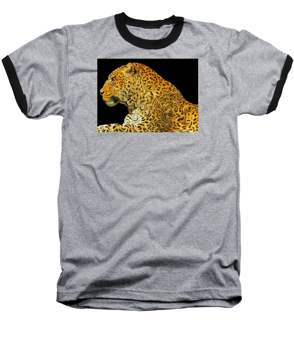 African Leopards Photographs Baseball T-Shirt featuring the photograph The Mighty Panthera Pardus by Emmy Vickers