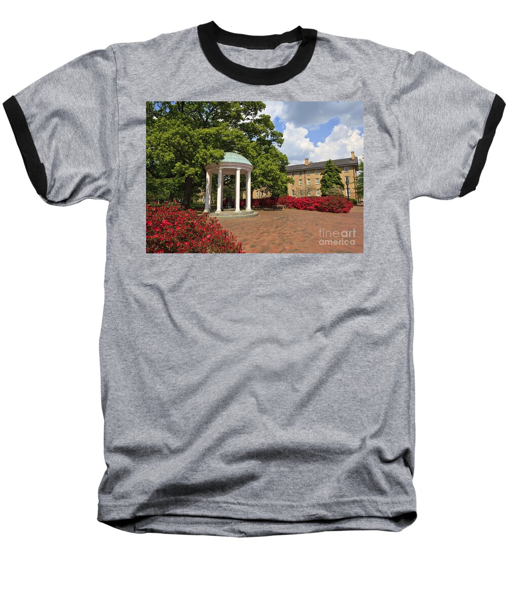 The Old Well Baseball T-Shirt featuring the photograph The Old Well at Chapel Hill Campus by Jill Lang